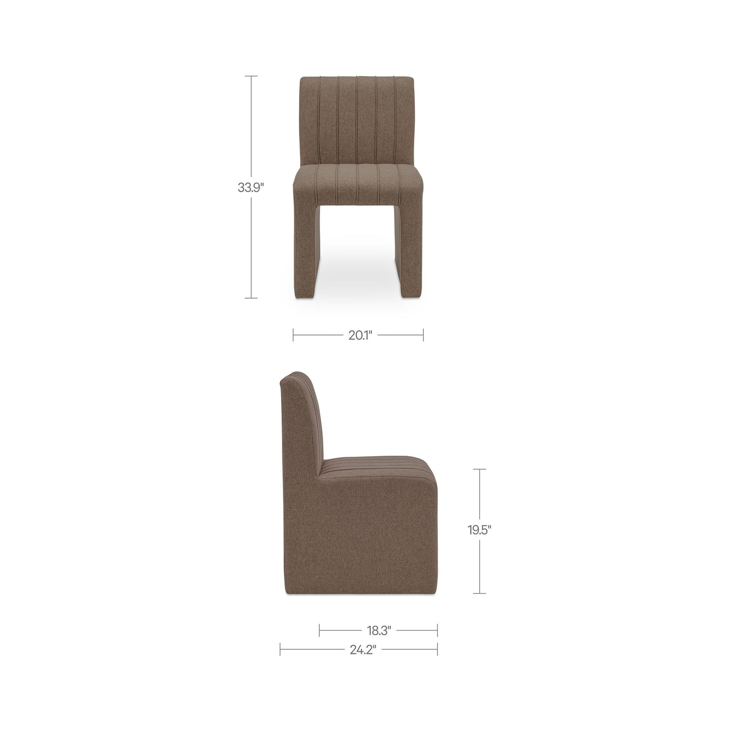 Sally - Dining Chair - Light Brown