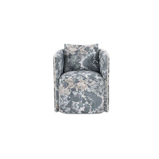 Cecil - Dining Chair Tapestry - Blue / Gray