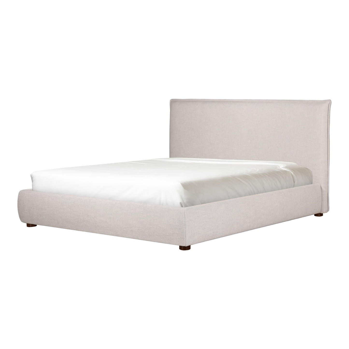 Luzon - King Bed - Light Gray