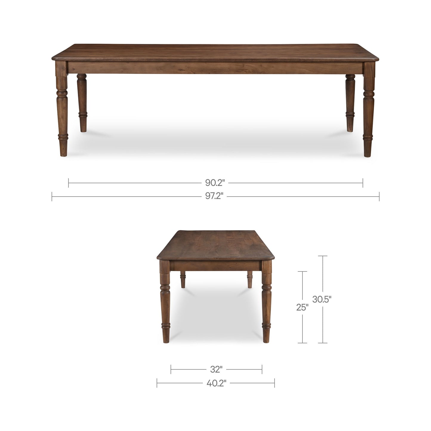 Russet - Dining Table - Brown