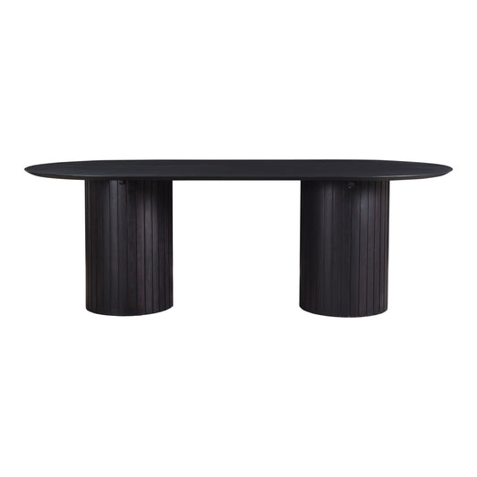 Povera - Acacia Wood Dining Table - Black