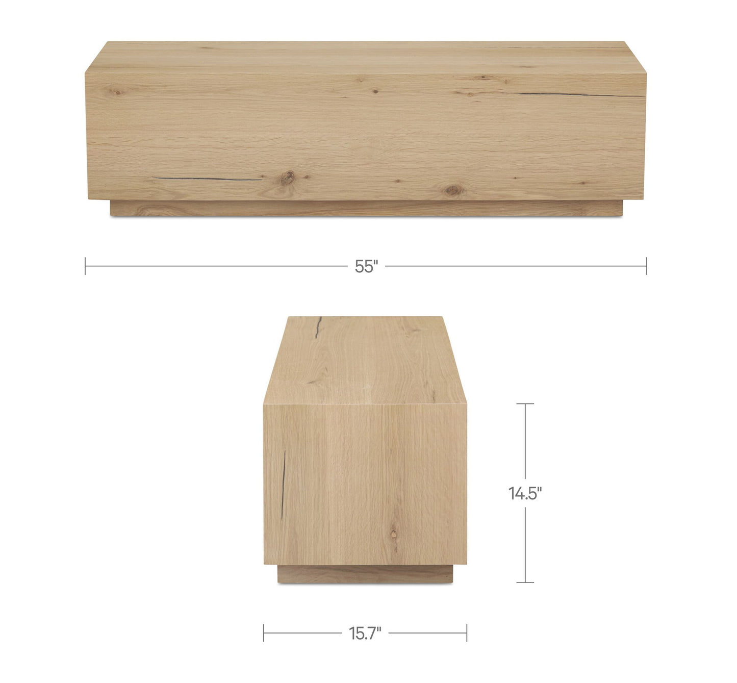 Sawyer - Coffee Table - Rustic Oak