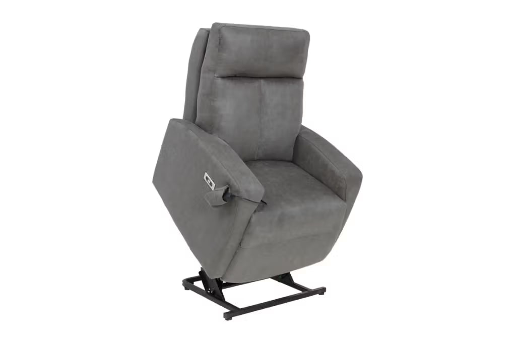 Elran Customizable C0092 Power Lift Recliner Available in Fabric or Leather