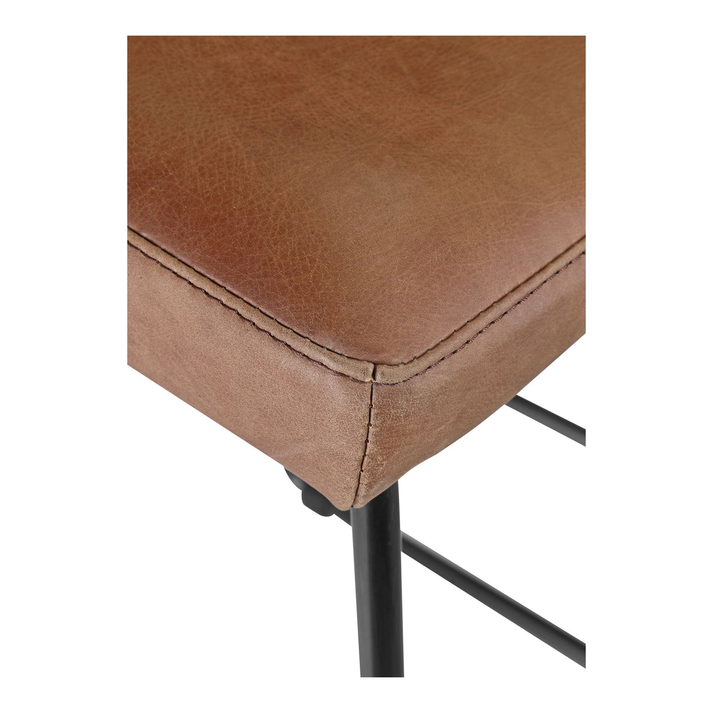 Starlet - Leather Open Road Counter Stool (Set of 2) - Brown