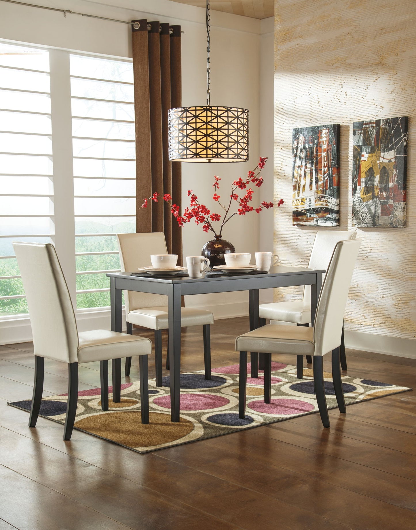 Kimonte - Rectangular Dining Room Table - Dark Brown