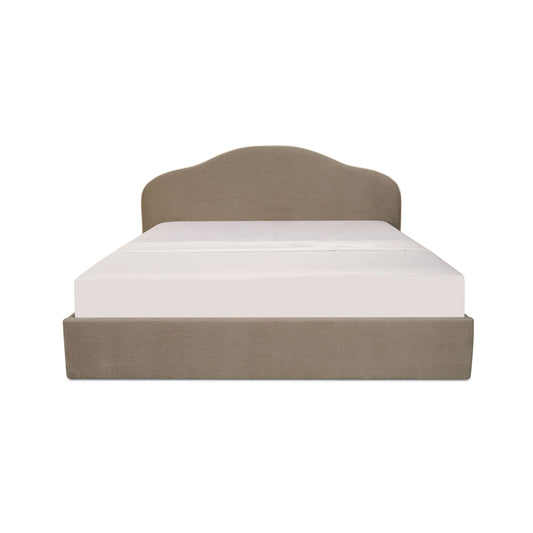 Maggie - Queen Storage Bed - Taupe