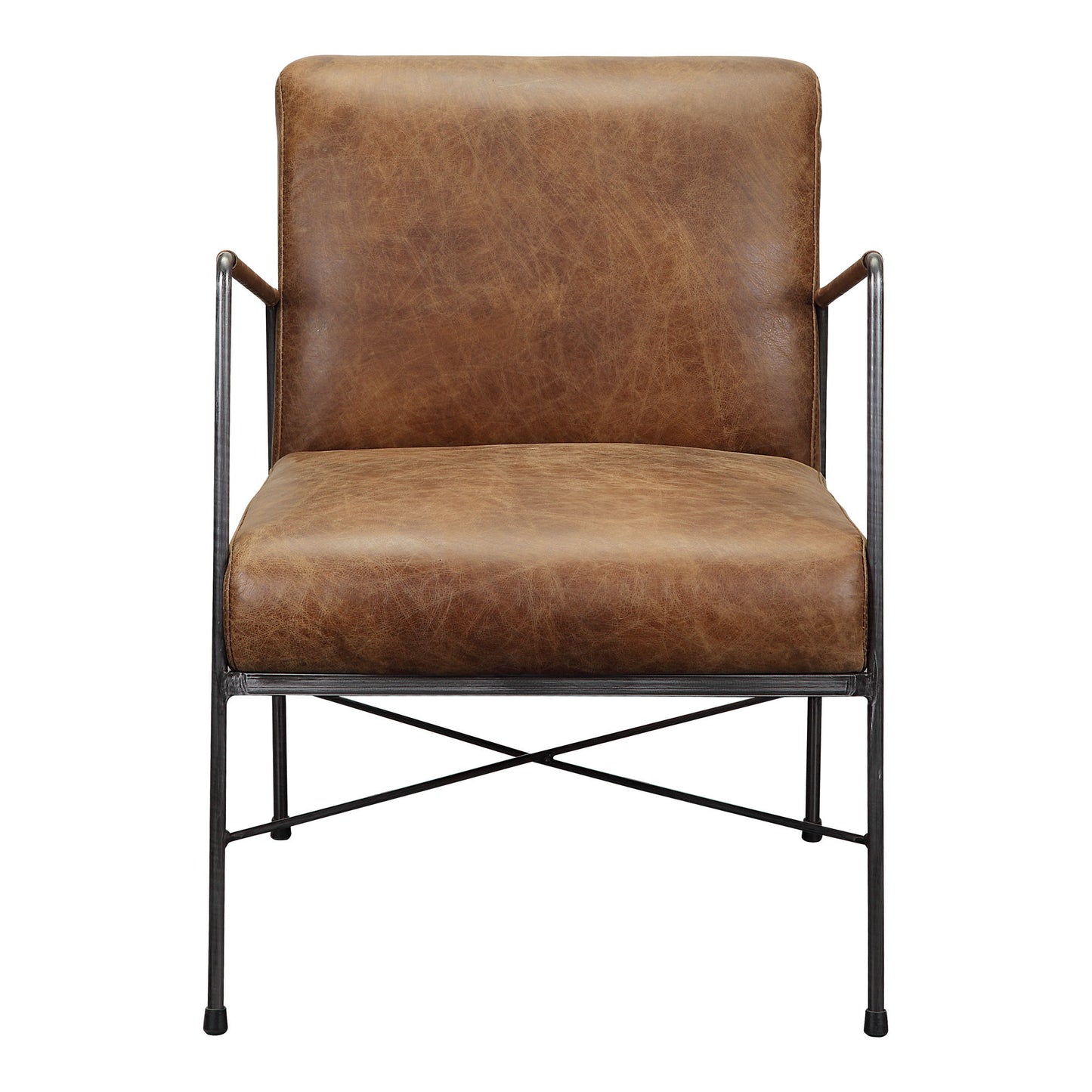 Dagwood - Leather Armchair - Light Brown
