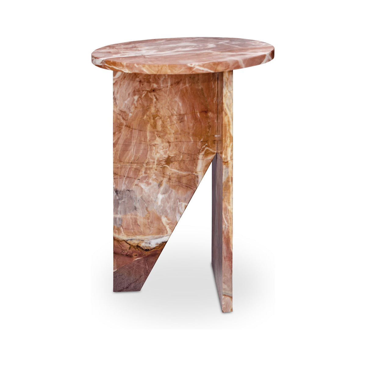 Grace - Accent Table Levante Marble - Orange