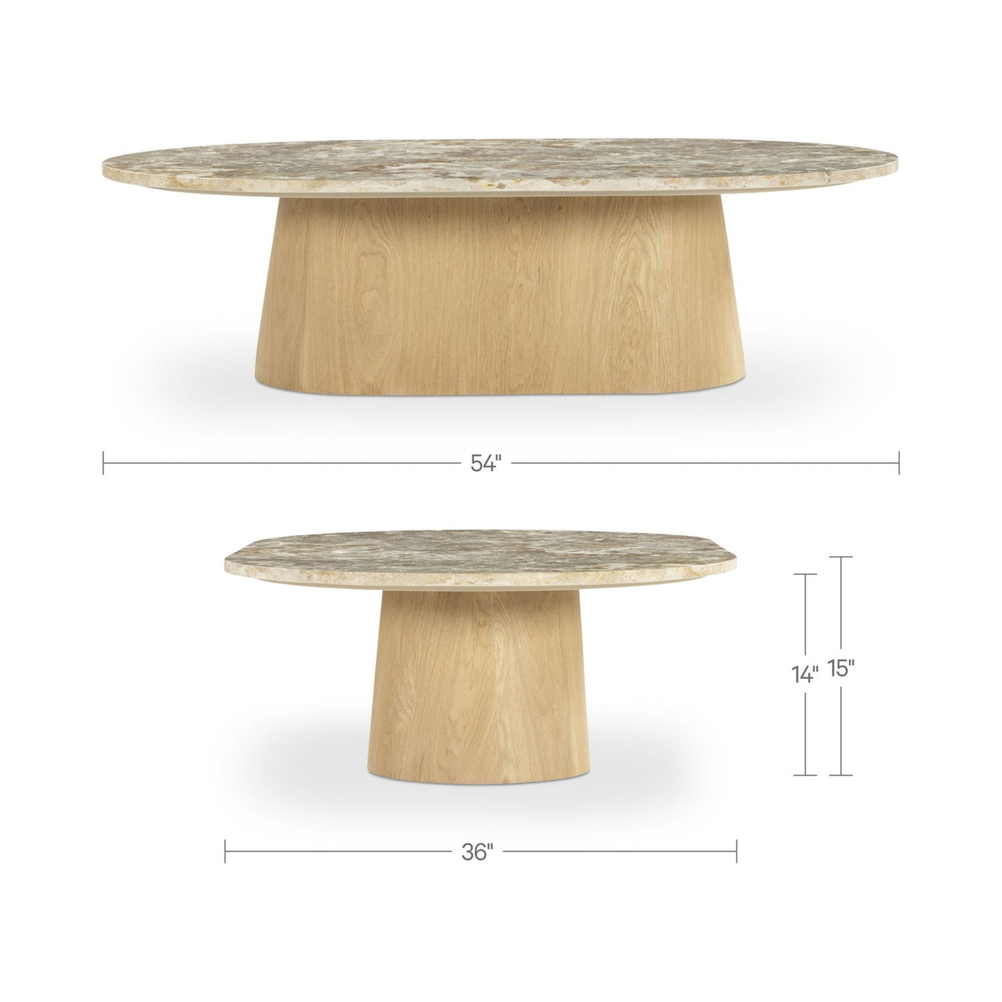 Carly - Coffee Table - Panther Stone