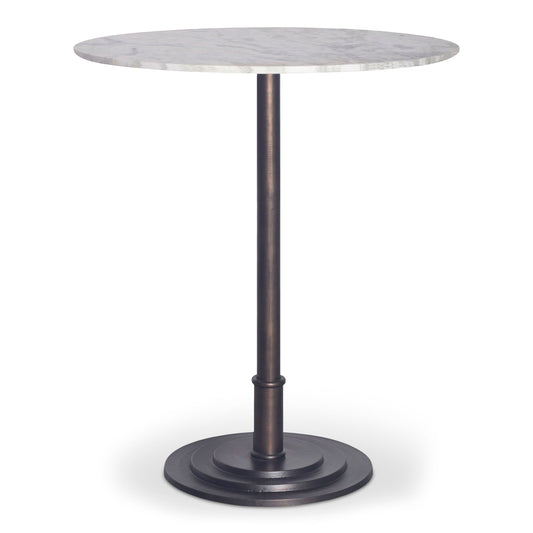 Tori - Outdoor Counter Table - White Marble