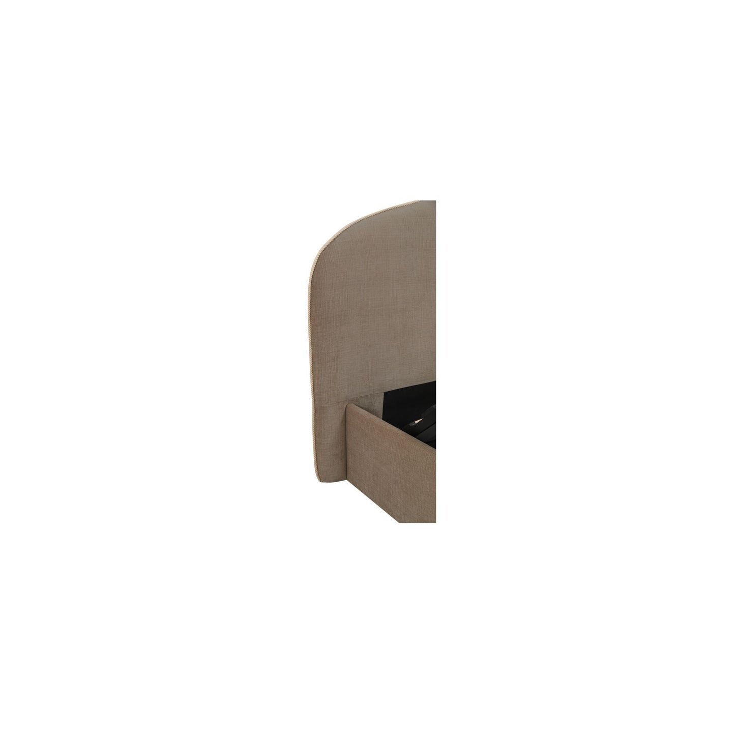 Maggie - King Storage Bed - Taupe