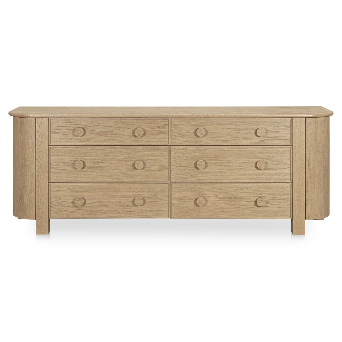 Loren - 6 Drawer Dresser - Natural