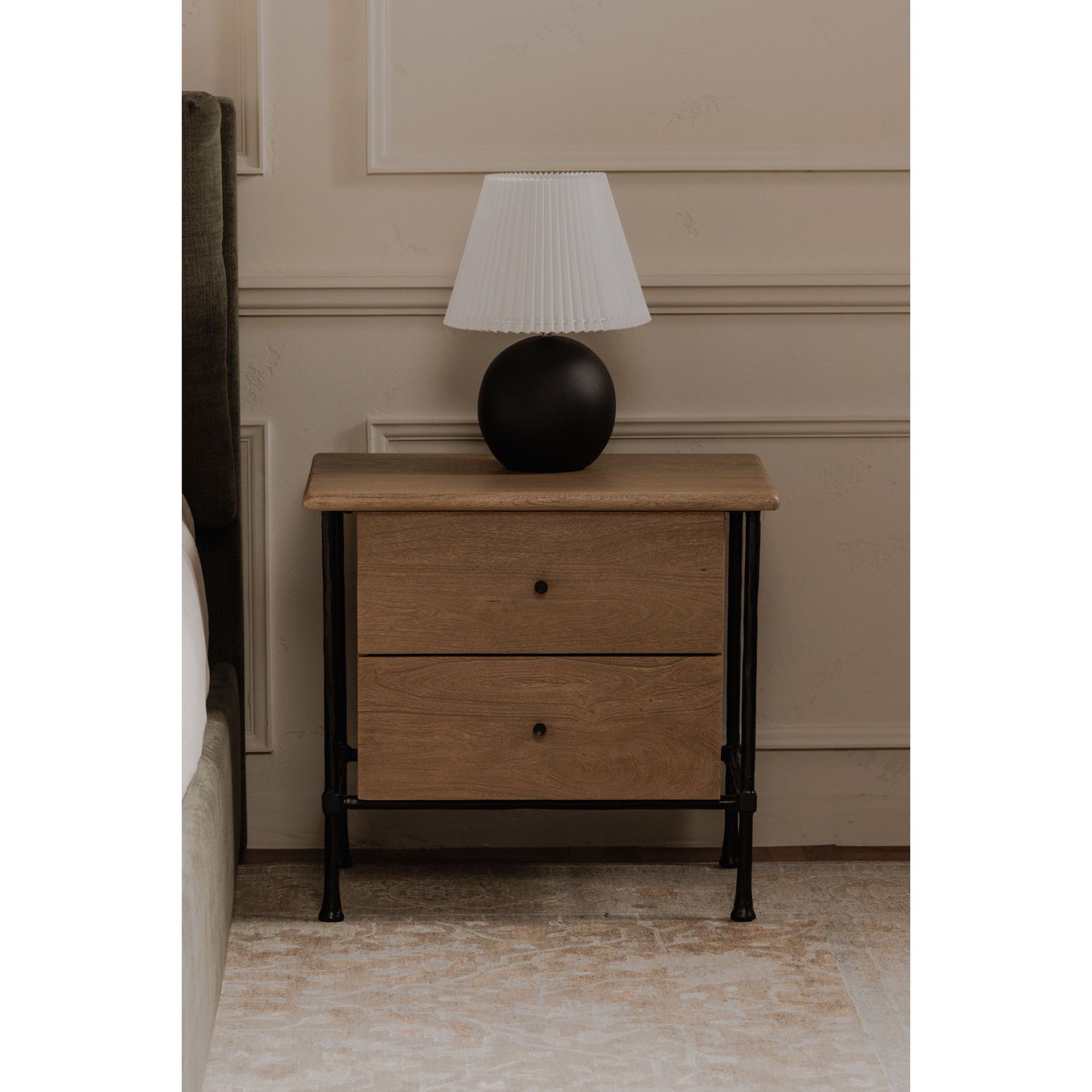 Rene - Accent Nightstand - Light Brown