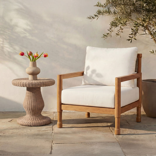 Emmeline - Outdoor Side Table - Natural