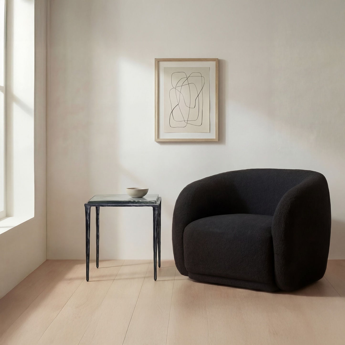 Mari - Side Table - Clear