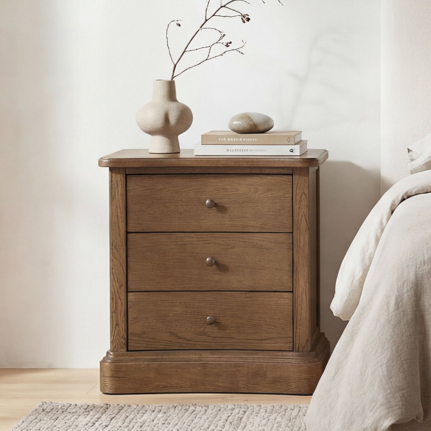 Clarence - Nightstand - Warm Brown