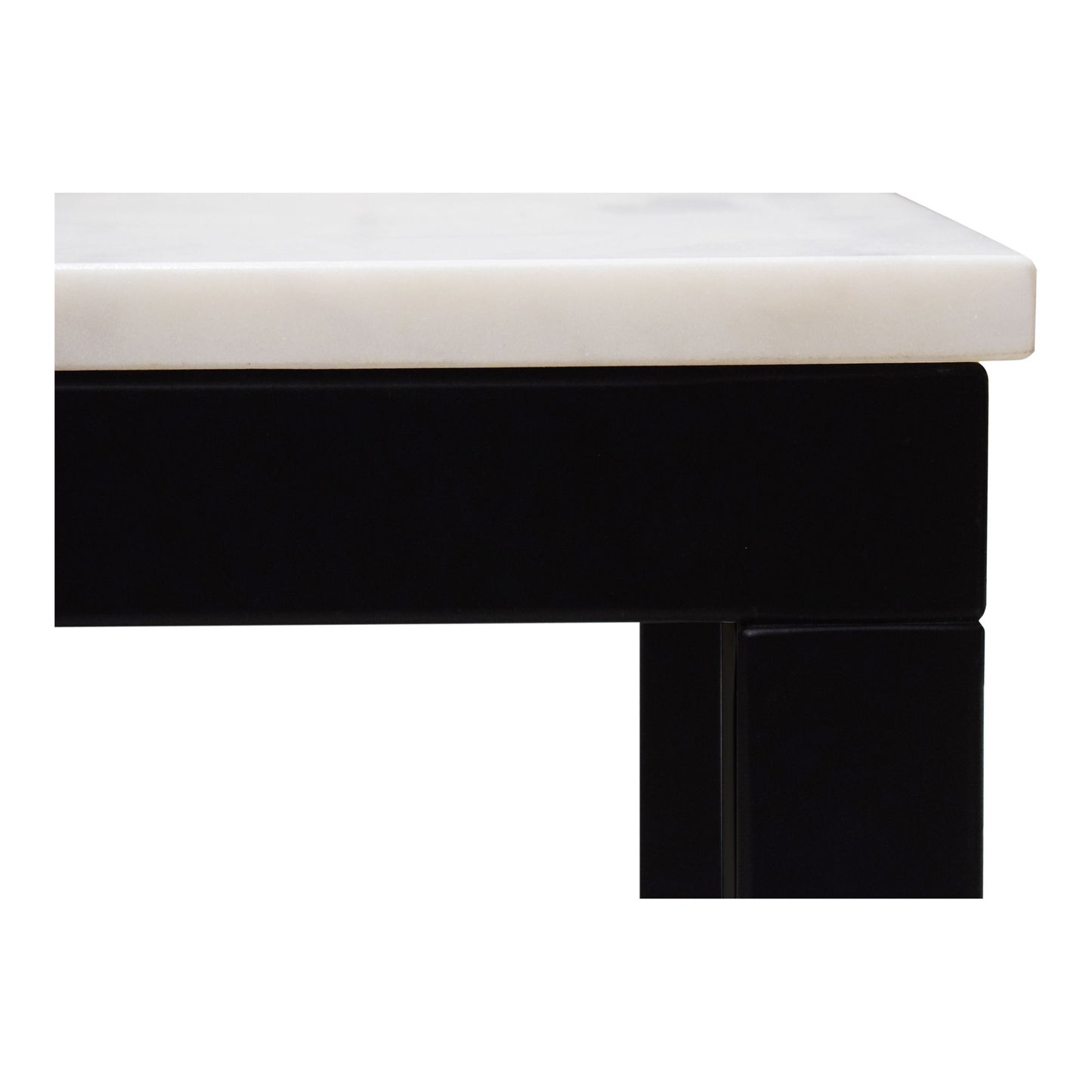 Parson - Small Marble Dining Table - Black
