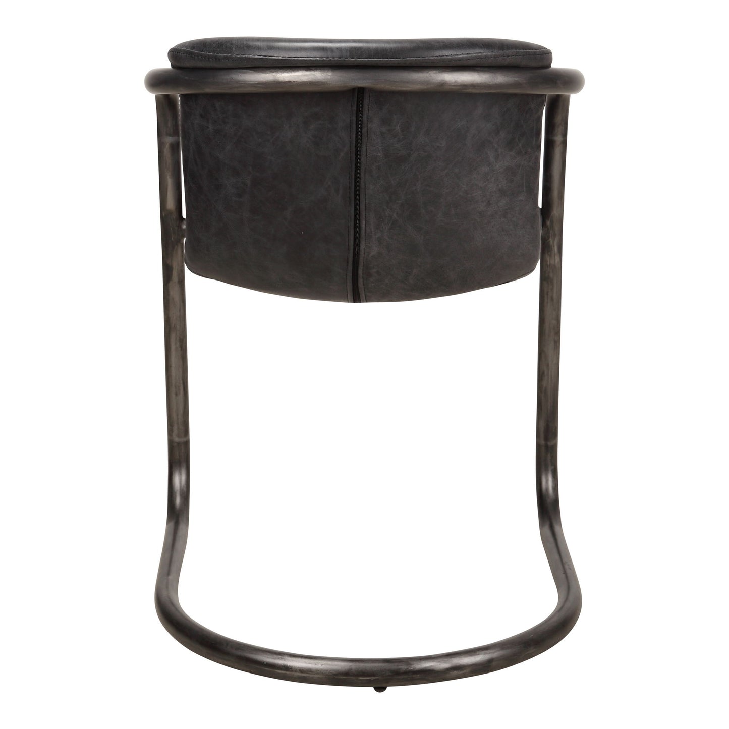 Freeman - Leather Dining Chair (Set of 2) - Onyx Black