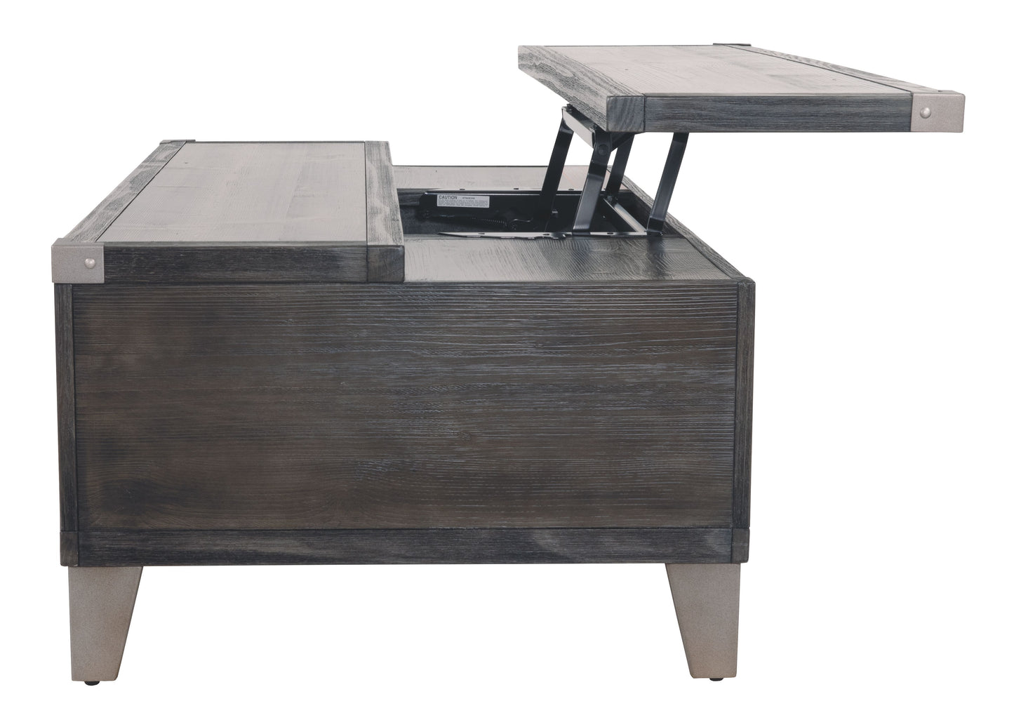 Todoe - Dark Gray - Lift Top Cocktail Table