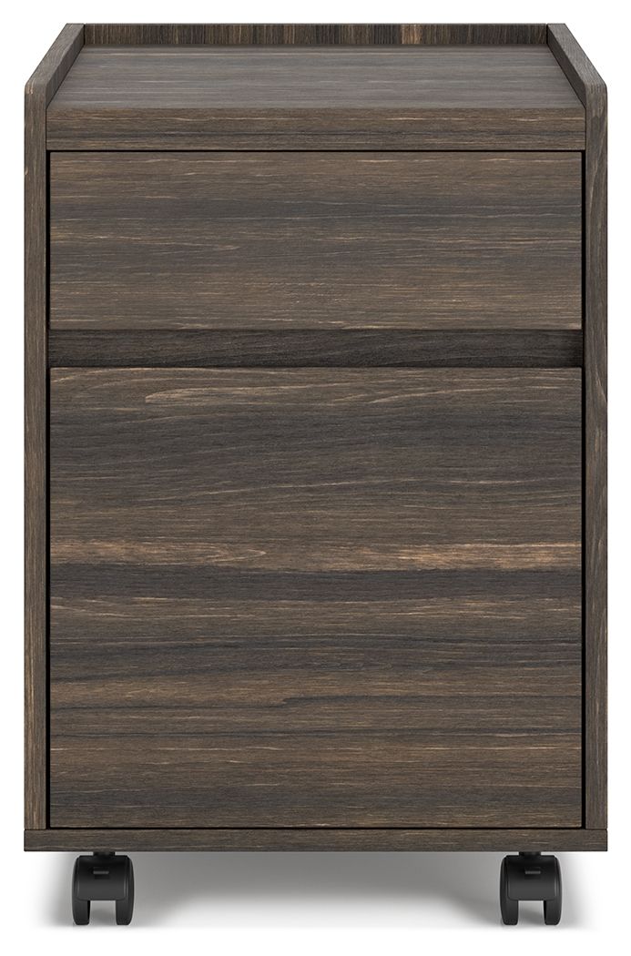 Zendex - Dark Brown - File Cabinet