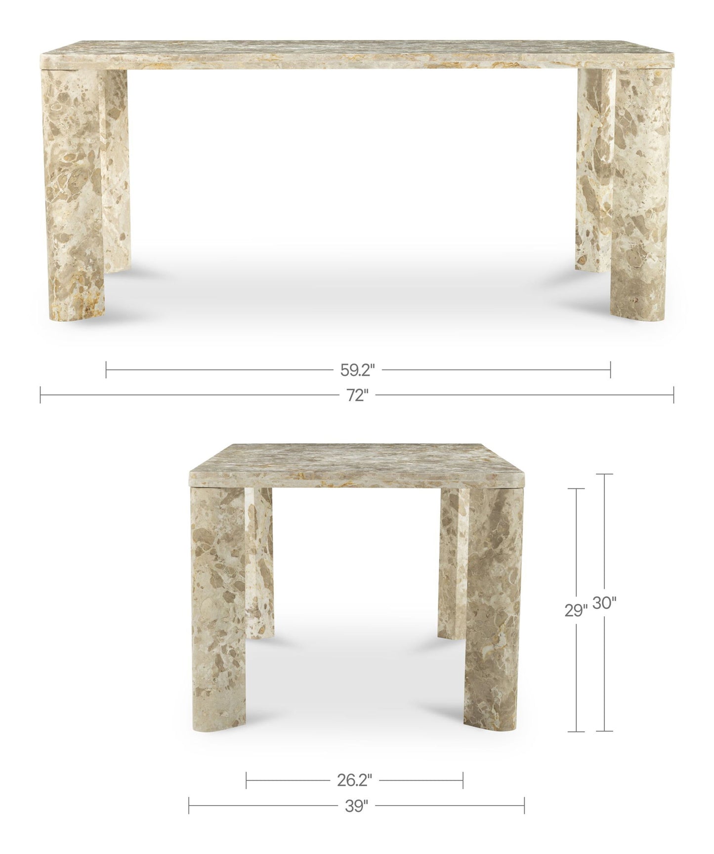 Segment - Dining Table - Panther Stone Beige
