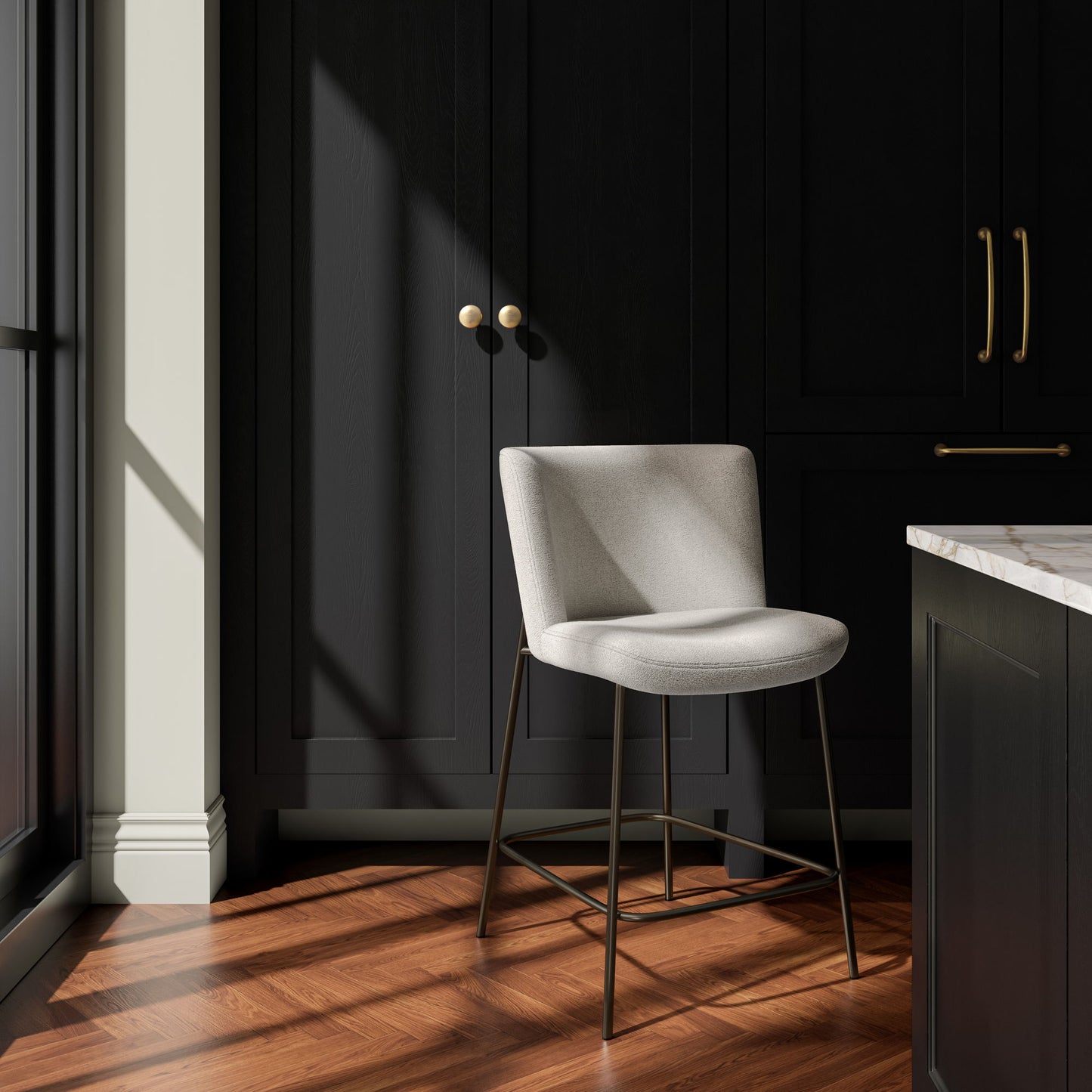 Early - Counter Stool - Beige