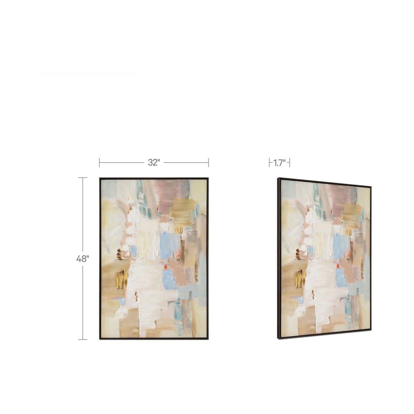 Lumen - Framed Painting - Multicolor
