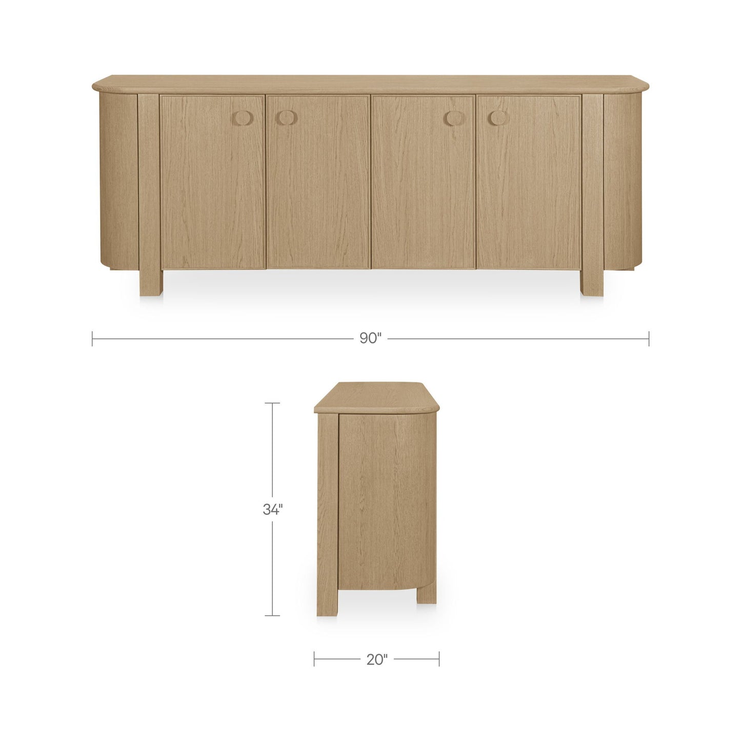Loren - Sideboard - Natural