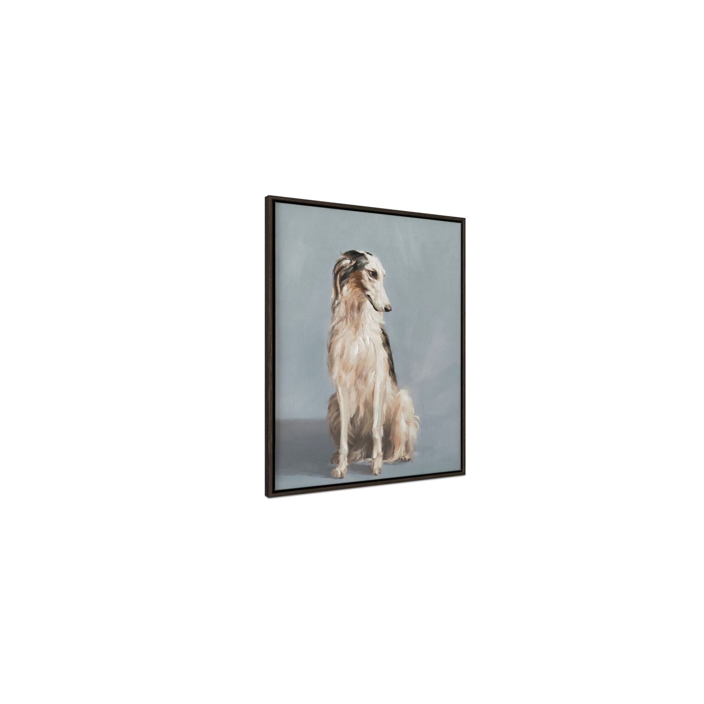 Blue - Framed Painting - Multicolor