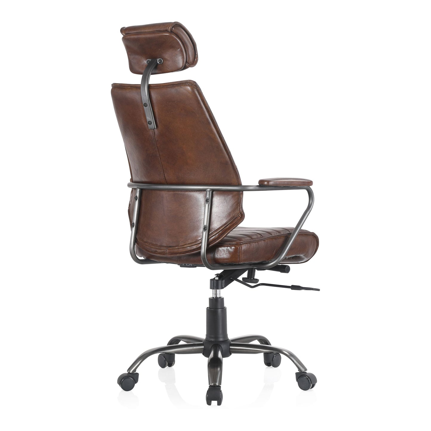 Executive - Leather Office Chair - Dark Brown