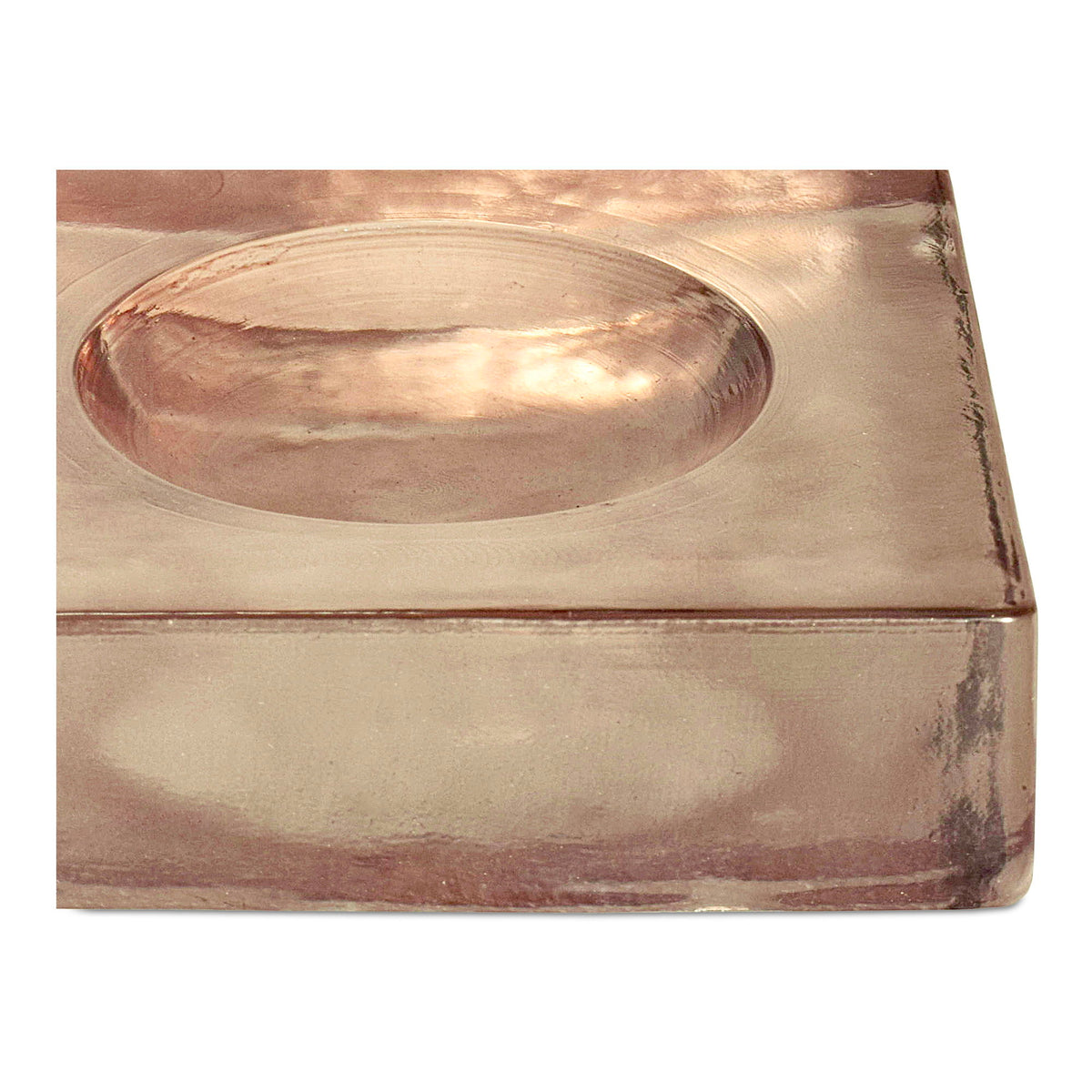 Miro - Glass Catchall - Soft Amber