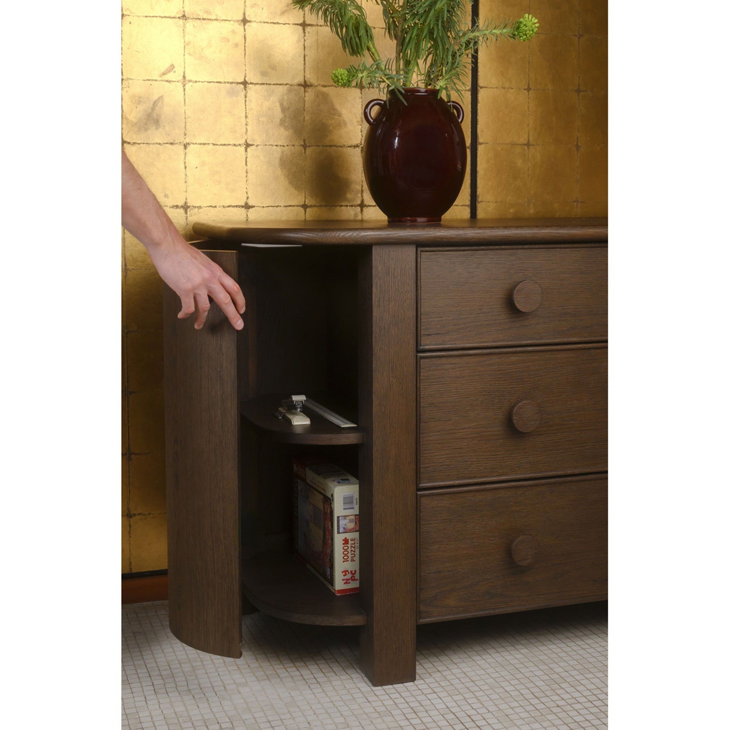 Loren - 6 Drawer Dresser - Dark Brown