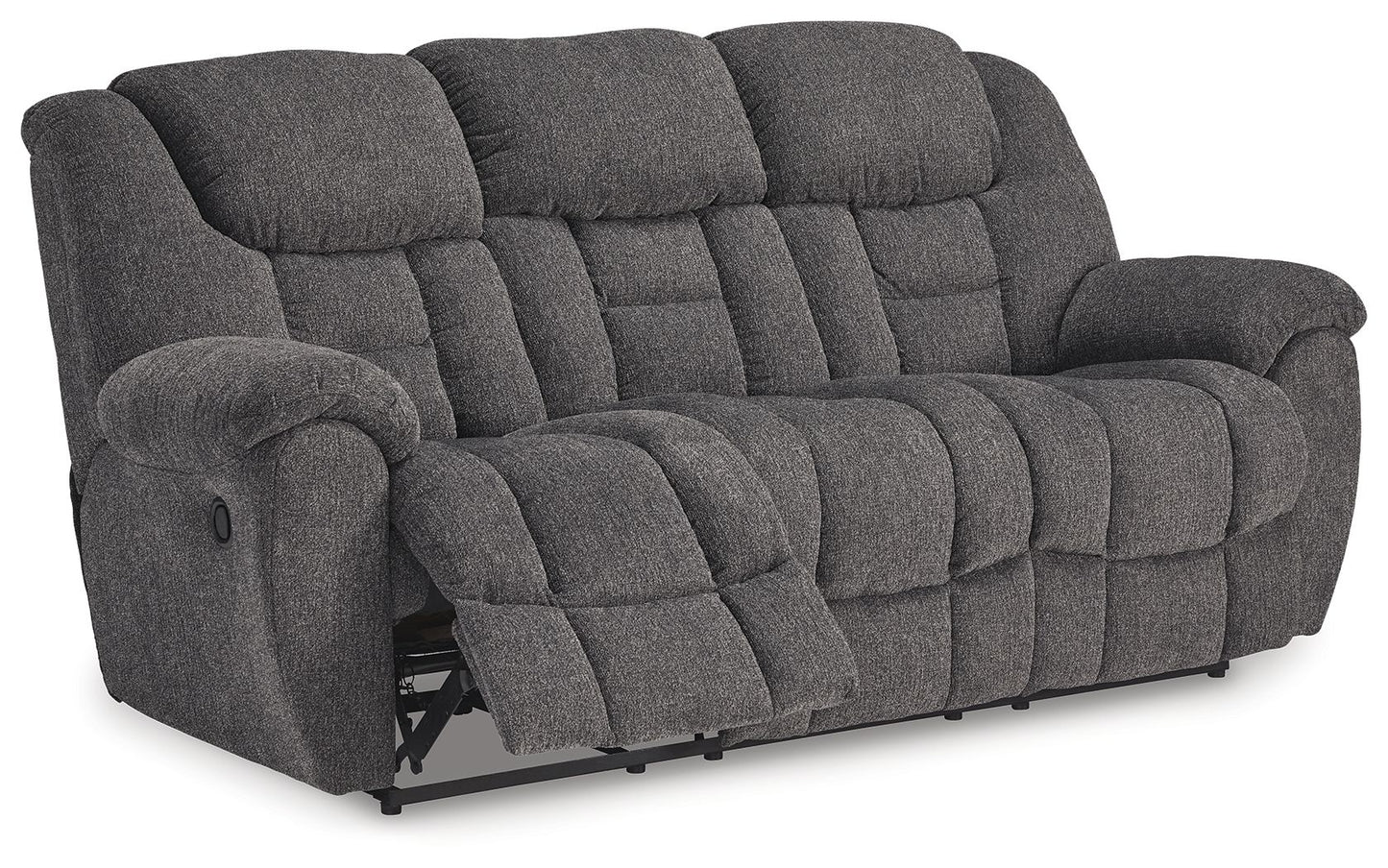 Foreside - Charcoal - Reclining Sofa - Fabric