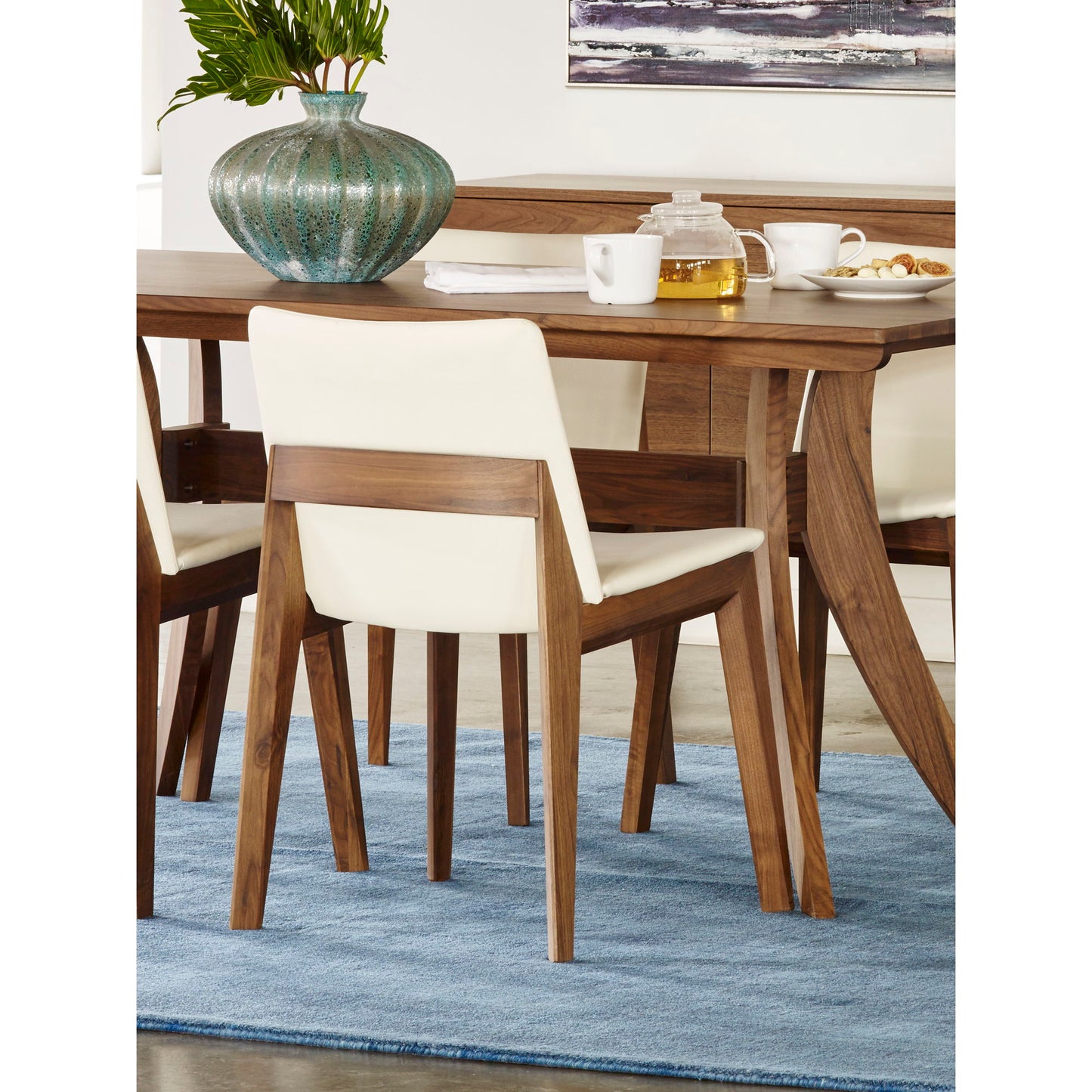 Deco - PVC Dining Chair (Set of 2) - Cream White