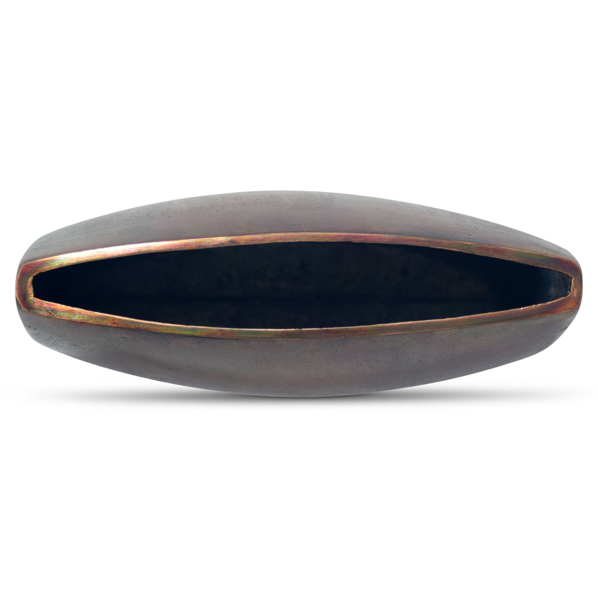 Laval - Cast Aluminum Vase - Burnished Copper