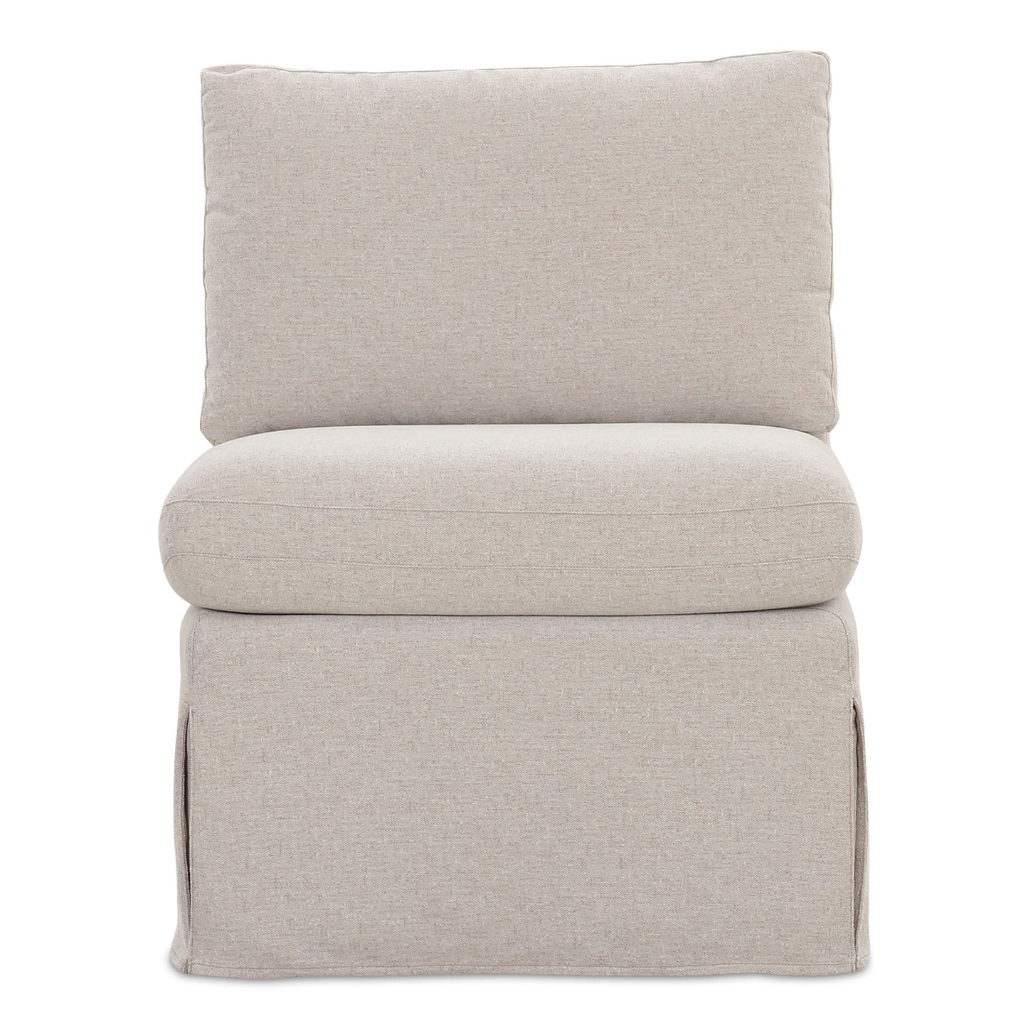 Fable - Slipcover Dining Slipper Chair - Beige