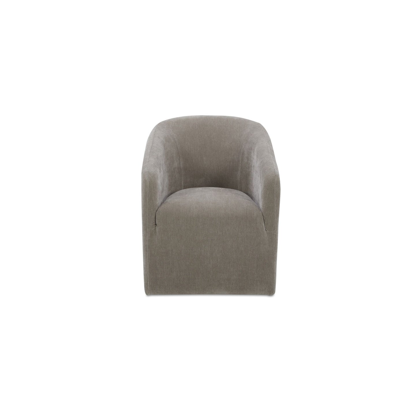 Sandy - Rolling Dining Chair - Taupe / Tan