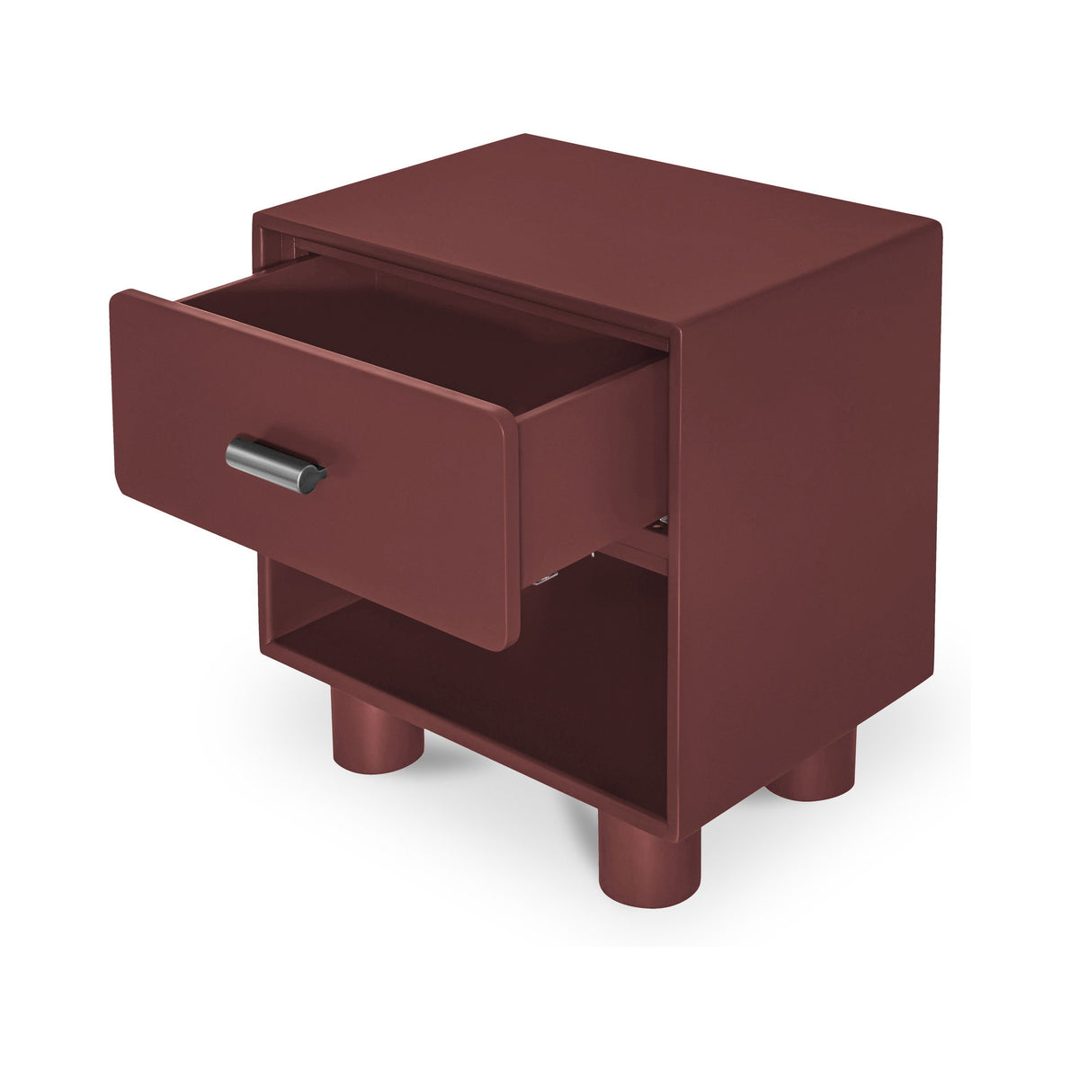 Jolene - Accent Nightstand - Deep Red