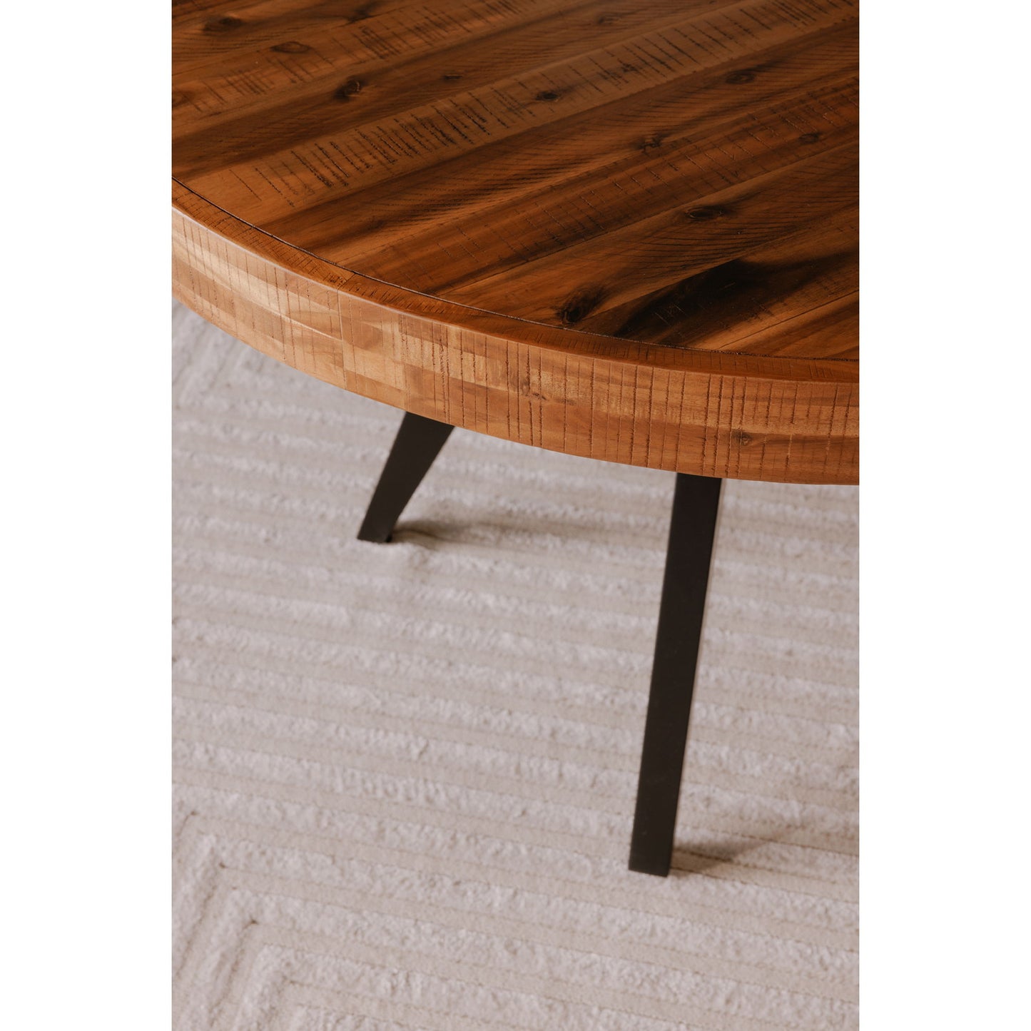 Parq - Round Dining Table - Brown