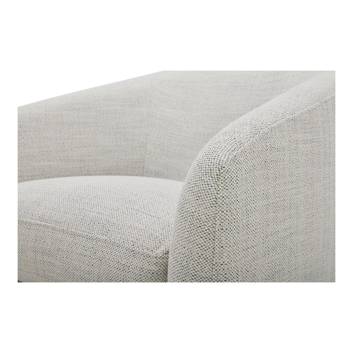 Oscy - Living Room Swivel Chair - Splashed White
