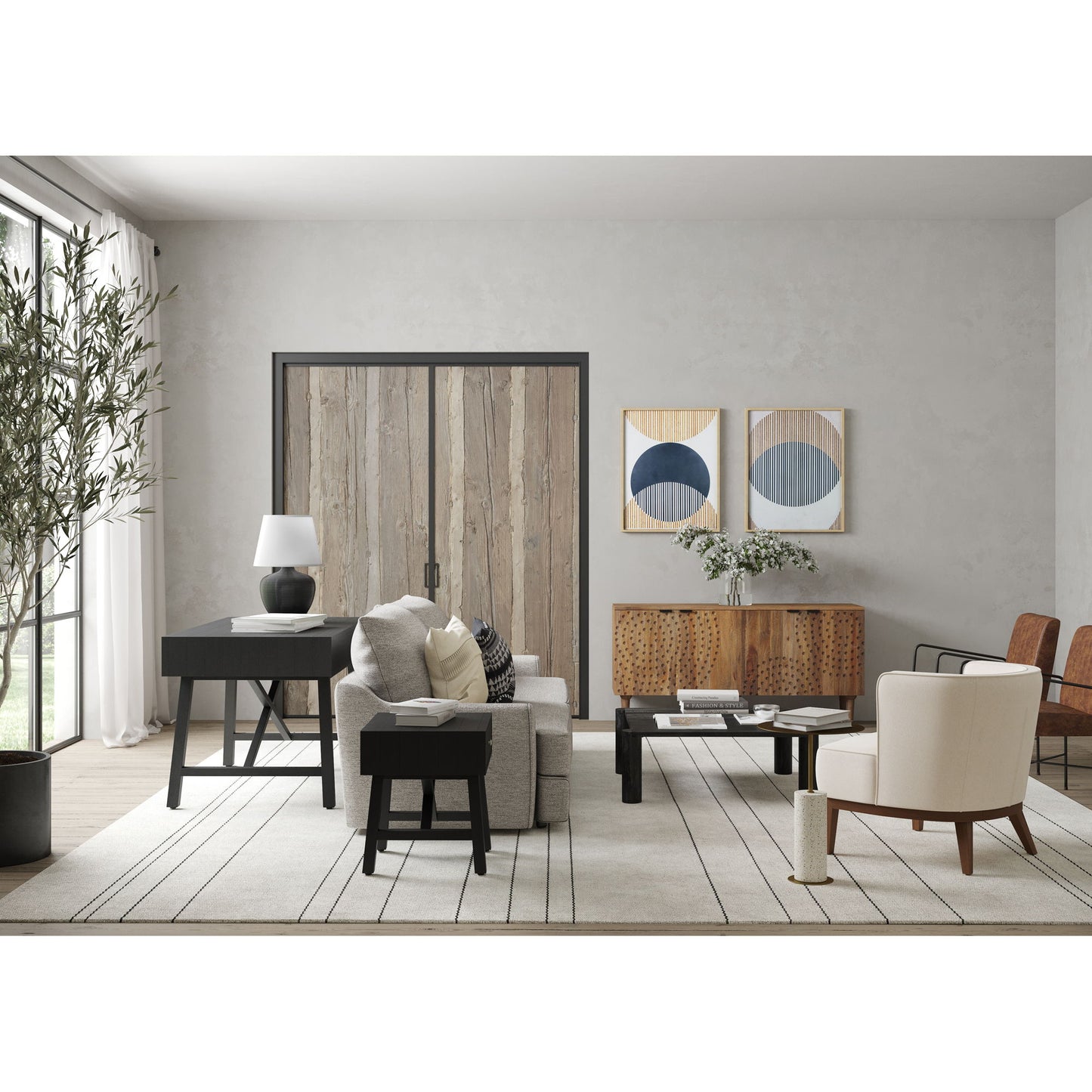 Dagwood - Leather Armchair - Light Brown