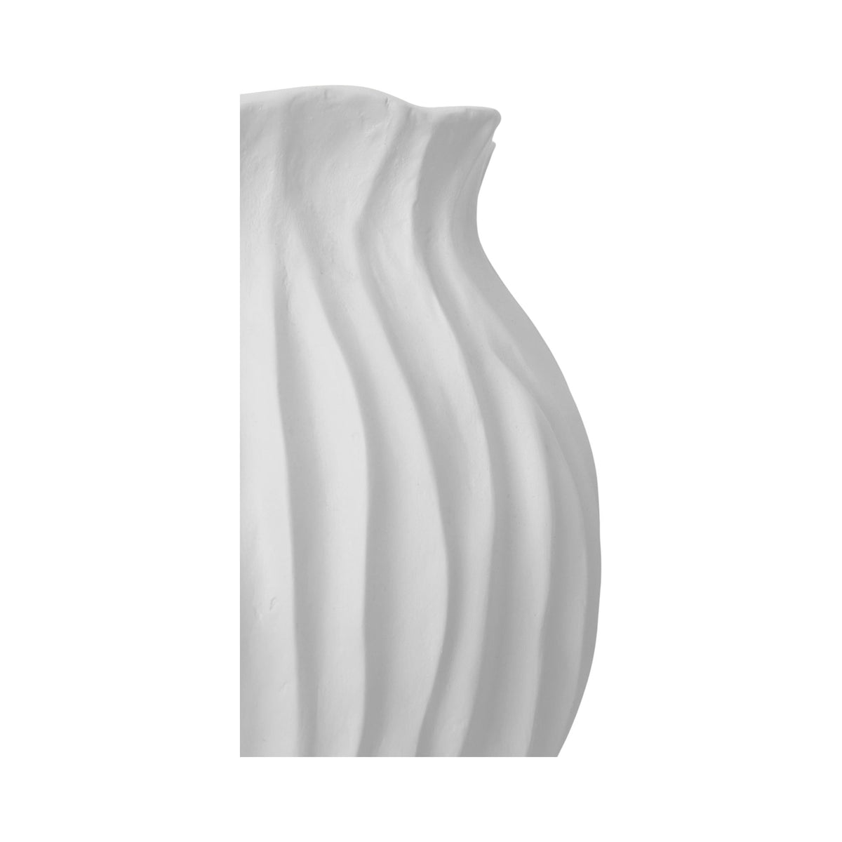 Adria - 14" Vessel - White