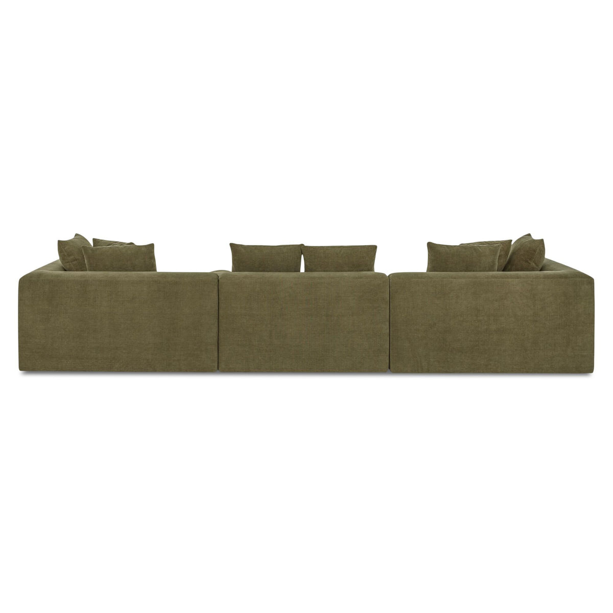 Davie - Classic L Modular Sectional - Olive