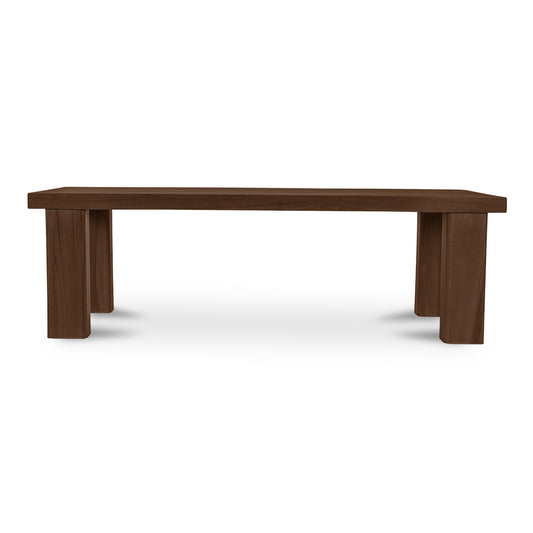 Marina - Ourdoor Dining Bench - Dark Brown