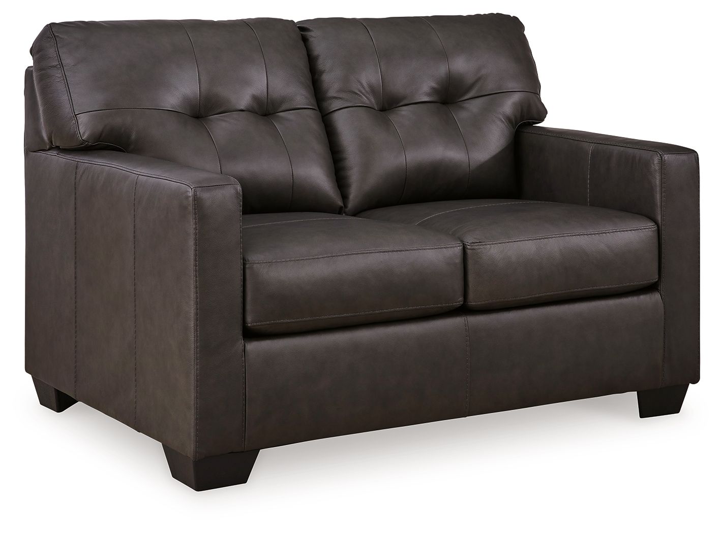 Belziani - Storm - Loveseat - Leather Match