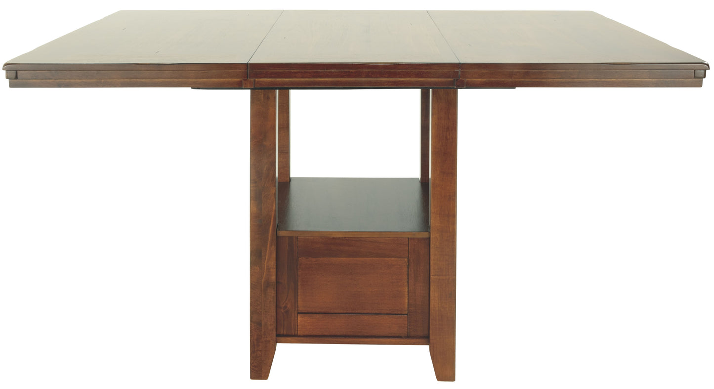 Ralene - Medium Brown - Rectangular Dining Room Counter Extension Table