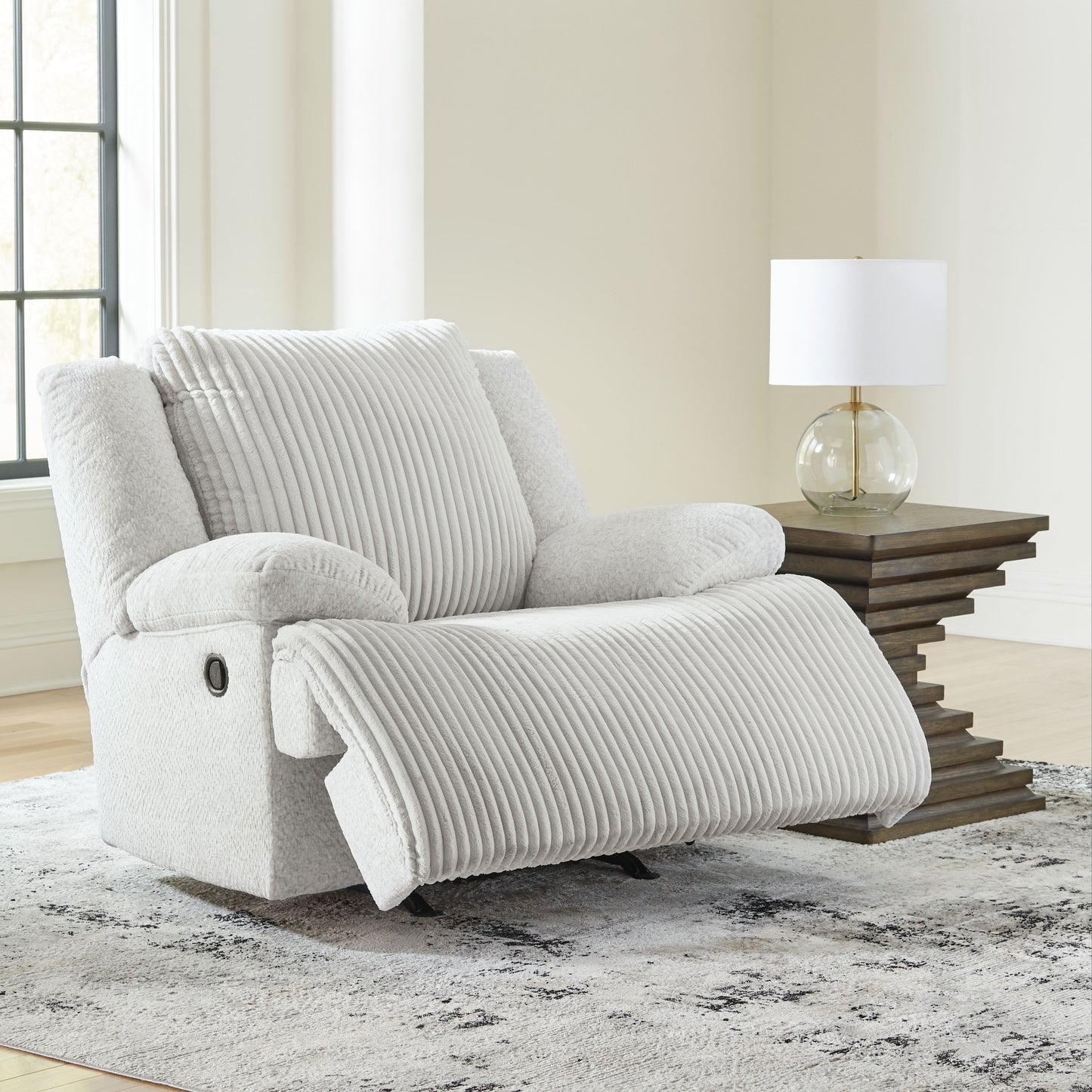 Top Tier - Alloy - Rocker Recliner - Fabric