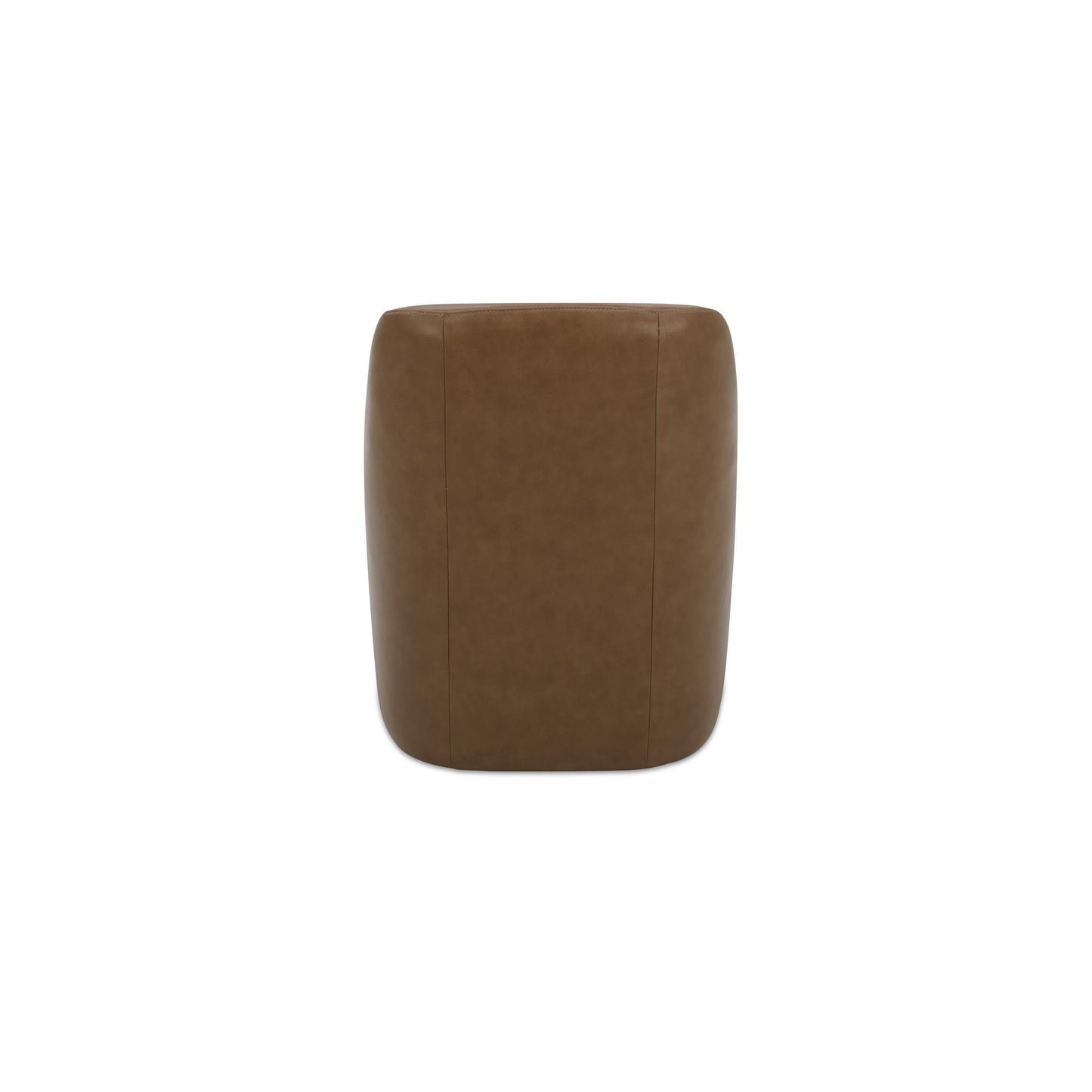 Maisie - Rolling Dining Chair Leather - Tan