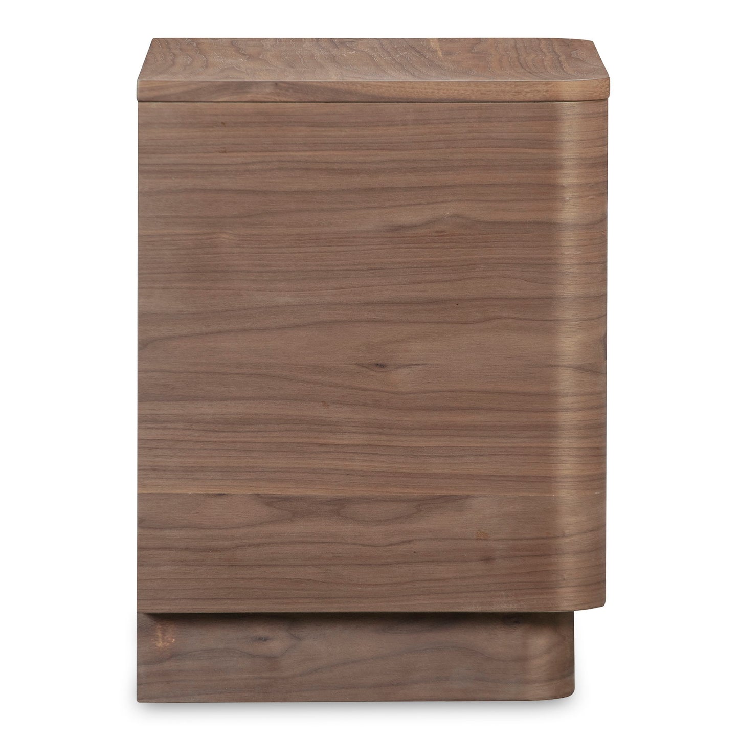 Round Off - Tall Nightstand - Dark Brown