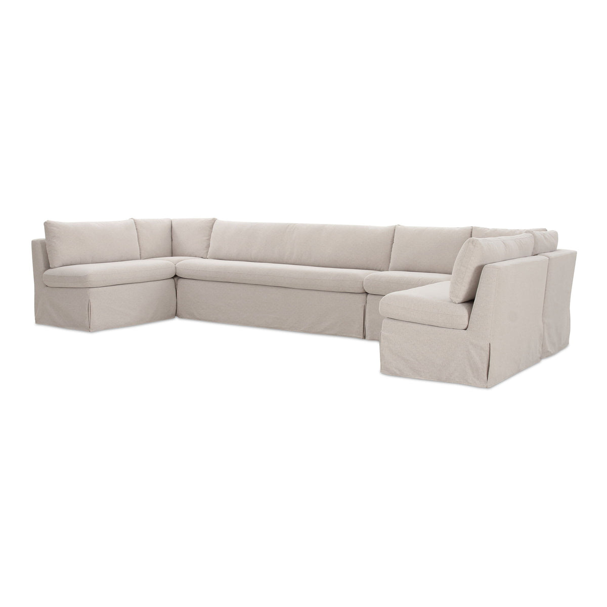 Fable - Slipcover Dining Banquette U-Shape - Beige